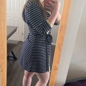 Blue and white striped dress from 1901 (Nordstrom)